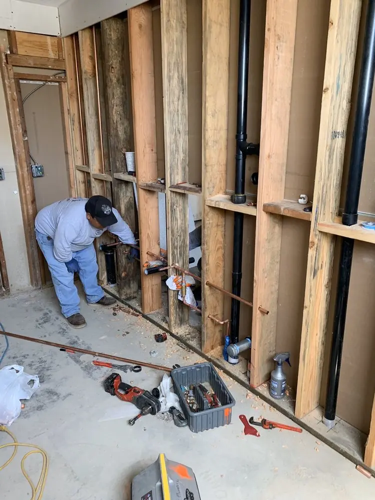 Commercial rough-in plumbing for Gas Line Repair in Del Mar Parkway